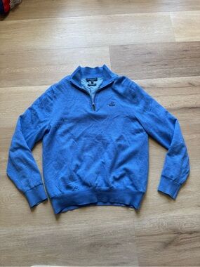 Fairway & Greene Men’s Light Blue Half-Zip Sweater